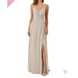 Taupe Azazie Davis dress